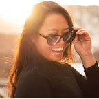 Daphne, Black/Graphite Silver Flash Mirror Polarised Lenses