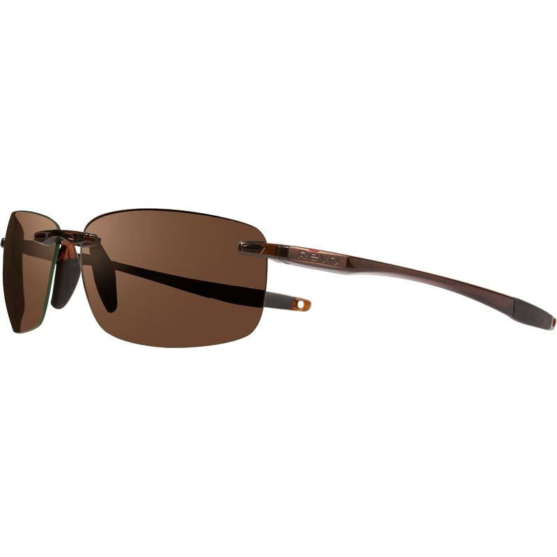 Descend N, Crystal Brown/Terra Brown Flash Mirror Polarised Lenses