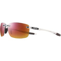Descend N, Shiny Crystal/Spectra Red Mirror Polarised Lenses
