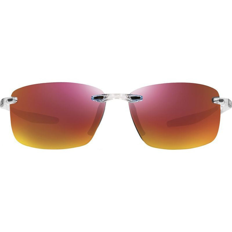 Descend N, Shiny Crystal/Spectra Red Mirror Polarised Lenses