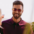 Descend N, Shiny Crystal/Spectra Red Mirror Polarised Lenses