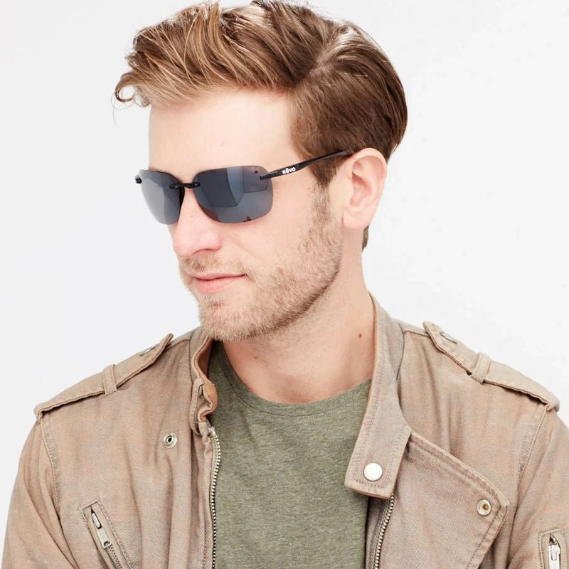 Descend XL, Black/Graphite Silver Flash Mirror Polarised Lenses
