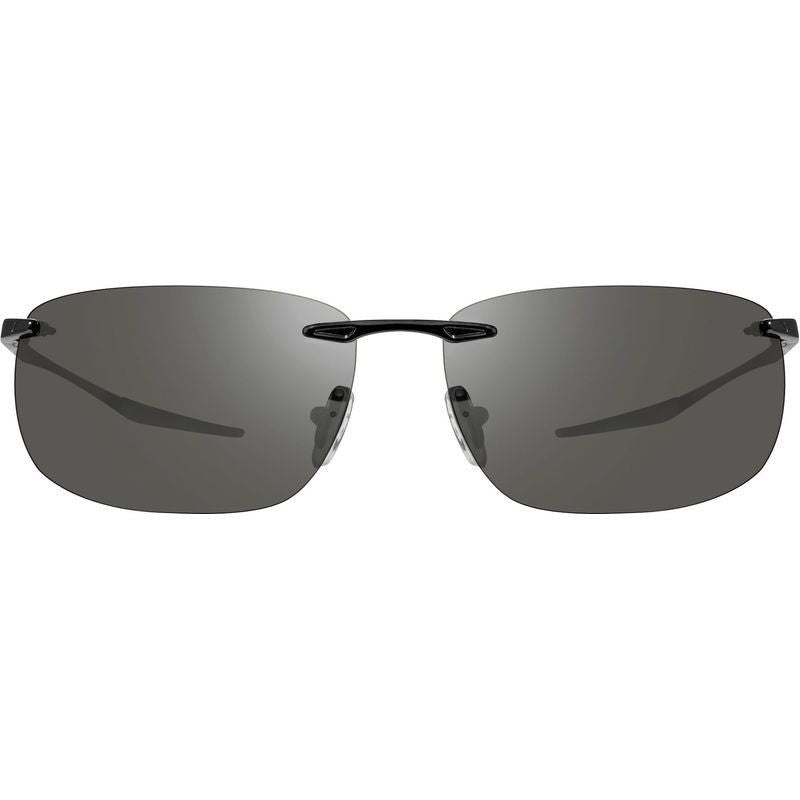 Descend Z, Satin Black/Graphite Silver Mirror Polarised Lenses