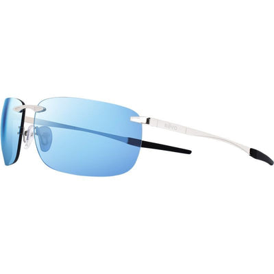 Descend Z, Satin Chrome/Blue Water Mirror Polarised Lenses
