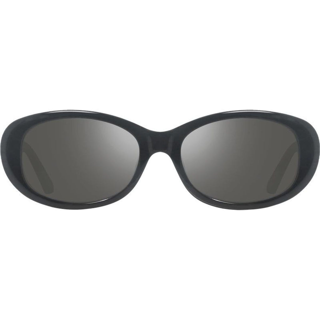 Emma, Black/Graphite Silver Flash Mirror Polarised Lenses