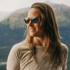 Emma, Crystal Caramel/Terra Brown Mirror Polarised Lenses