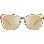 Eva, Caramel/Champagne Mirror Polarised Lenses