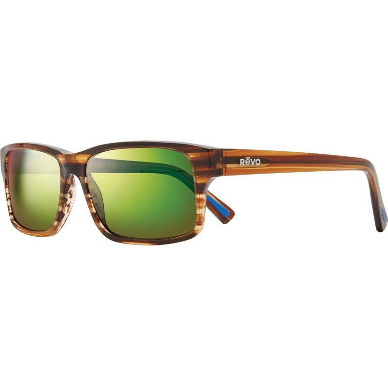 Finley, Brown Horn/Evergreen Mirror Polarised Lenses