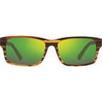 Finley, Brown Horn/Evergreen Mirror Polarised Lenses