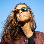 Finley, Brown Horn/Evergreen Mirror Polarised Lenses