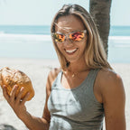 Harness, Shiny Crystal/Spectra Red Mirror Polarised Lenses