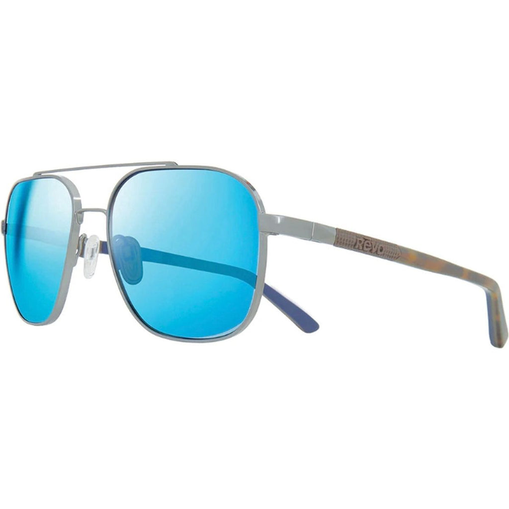 Harrison, Gunmetal/H20 Blue Mirror Polarised Glass Lenses