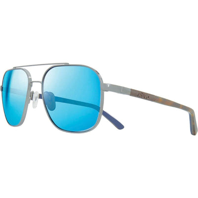 Harrison, Gunmetal/H20 Blue Mirror Polarised Glass Lenses