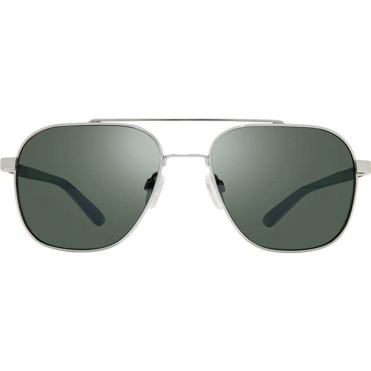 Harrison, Chrome/Smokey Green Silver Flash Mirror Polarised Glass Lenses