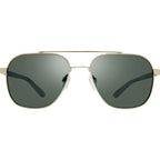 Harrison, Gold/Smokey Green Polarised Glass Lenses