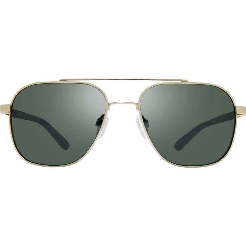 Harrison, Gold/Smokey Green Polarised Glass Lenses