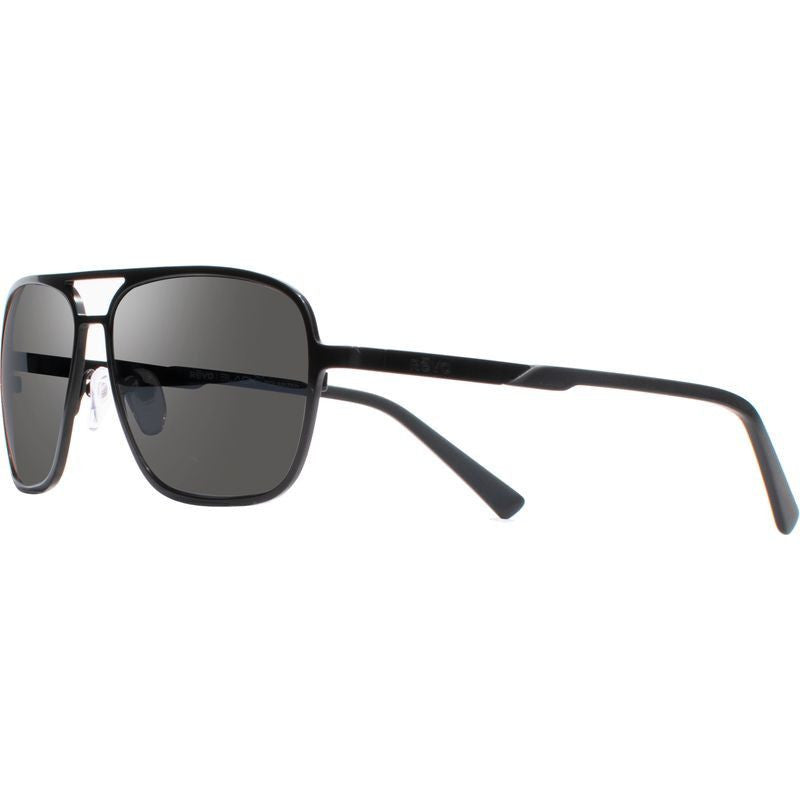 Horizon, Satin Black/Graphite Silver Mirror Polarised Lenses