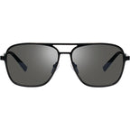 Horizon, Satin Black/Graphite Silver Mirror Polarised Lenses