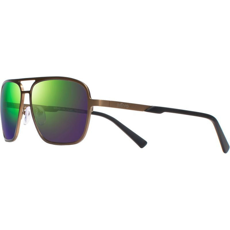 Horizon, Satin Bronze/Evergreen Photochromic Mirror Polarised Lenses