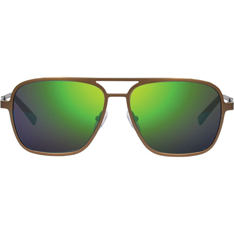 Horizon, Satin Bronze/Evergreen Photochromic Mirror Polarised Lenses