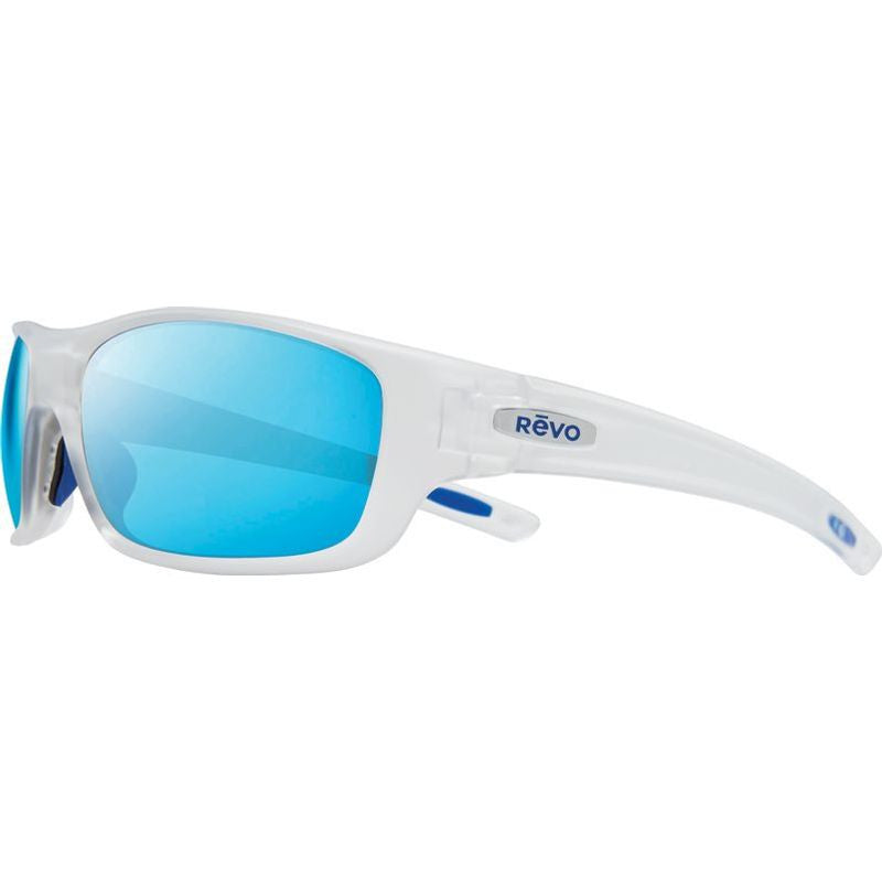 Jasper, Matte Crystal/H2O Blue Mirror Glass Polarised Lenses