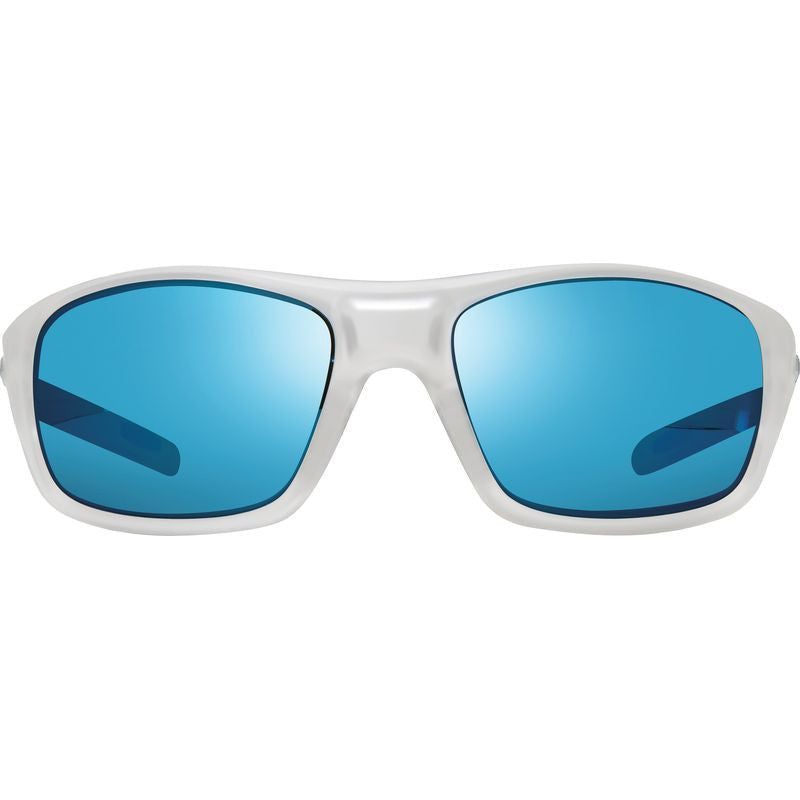 Jasper, Matte Crystal/H2O Blue Mirror Glass Polarised Lenses