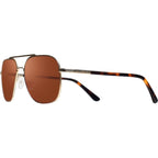 Logan, Satin Gold/Drivers Silver Flash Mirror Polarised Lenses