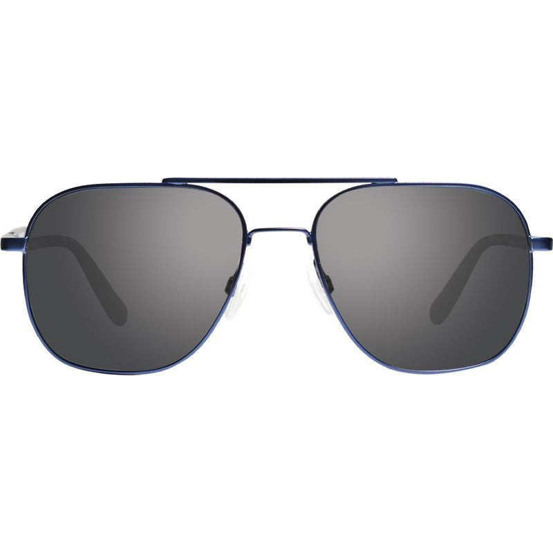 Logan, Satin Navy/Graphite Silver Flash Mirror Polarised Lenses