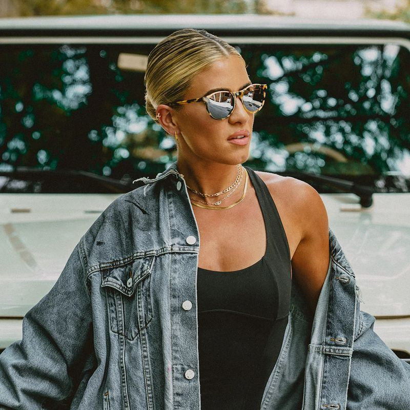 Nolita, Tortoise/Graphite Silver Flash Mirror Polarised Lenses