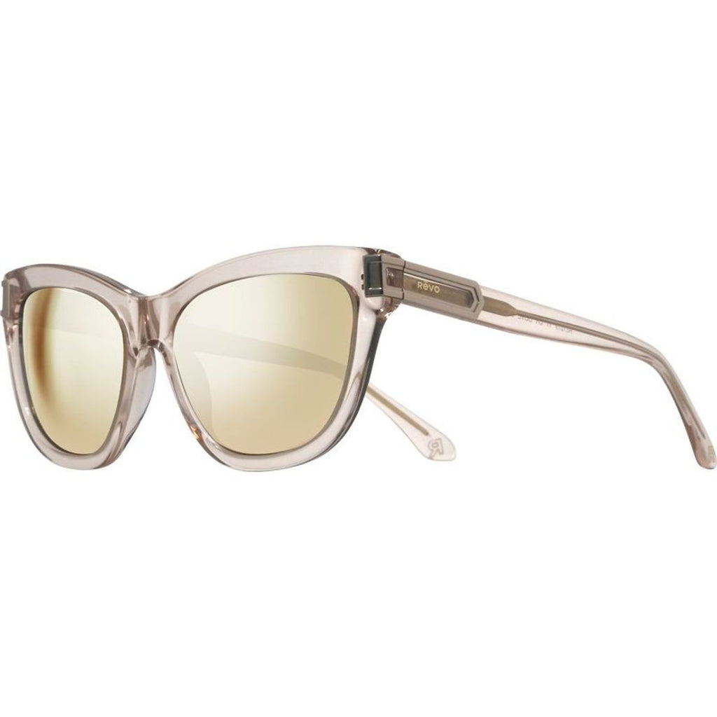 Olive, Crystal Mist/Champagne Gold Mirror Polarised Lenses