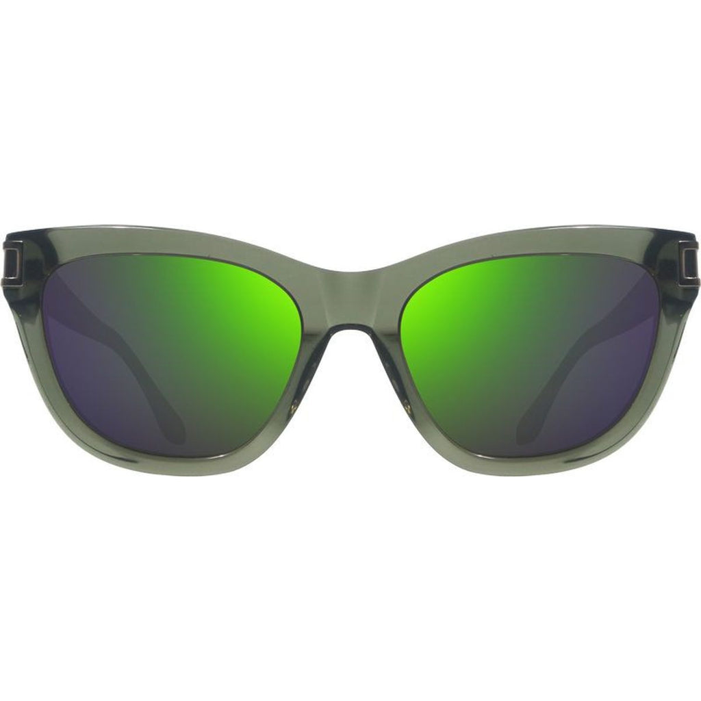 Olive, Crystal Olive/Evergreen Mirror Polarised Lenses