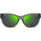 Olive, Crystal Olive/Evergreen Mirror Polarised Lenses