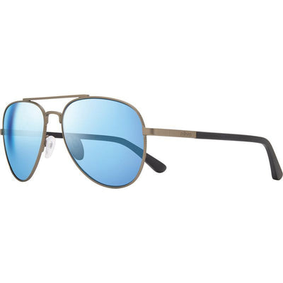 Raconteur II, Matte Gunmetal/Blue Water Mirror Polarised Lenses