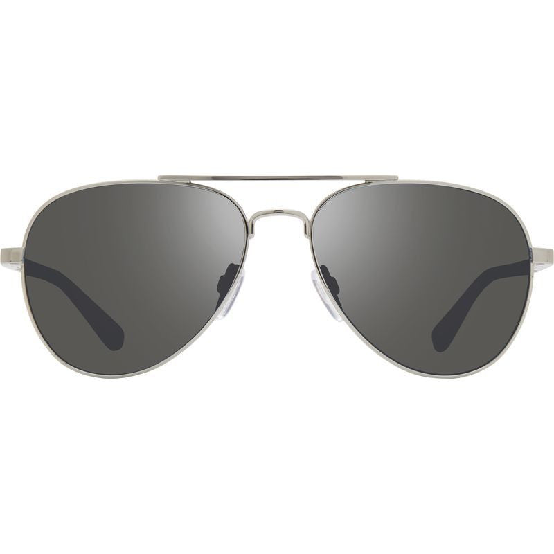 Raconteur II, Matte Chrome/Graphite Silver Flash Mirror Polarised Lenses
