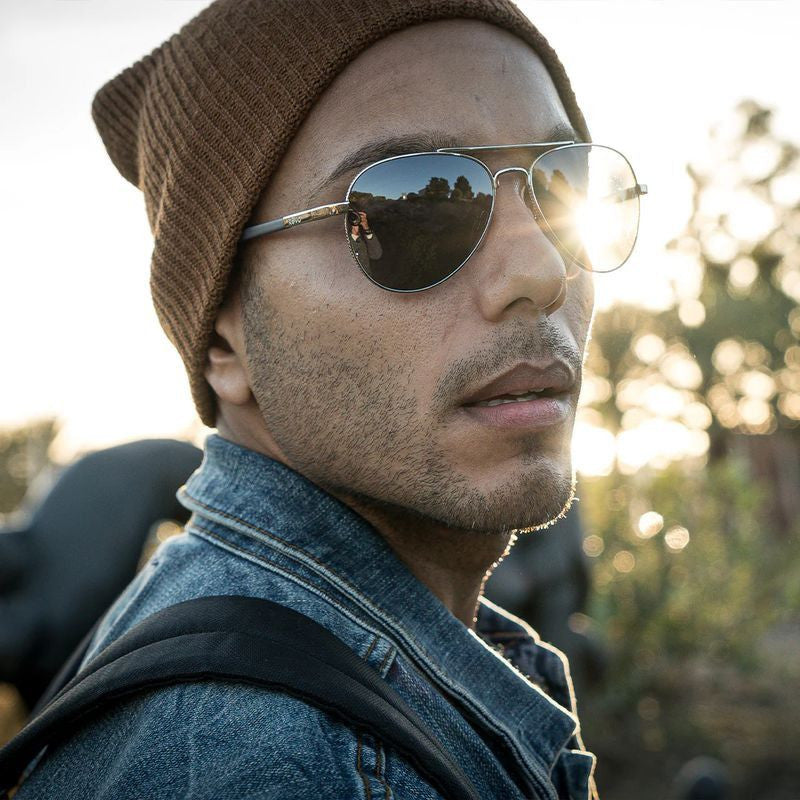 Raconteur II, Matte Chrome/Graphite Silver Flash Mirror Polarised Lenses