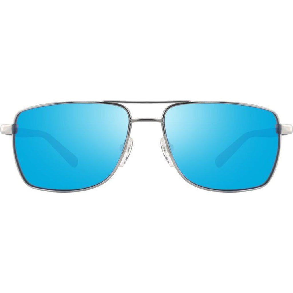 Ray, Chrome/H2O Blue Mirror Polarised Glass Lenses