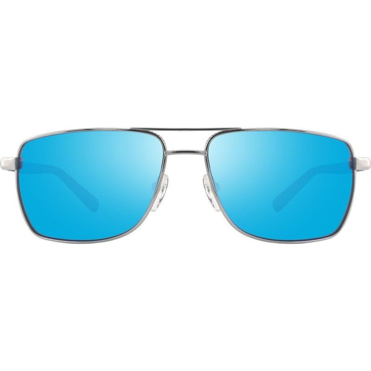 Ray, Chrome/H2O Blue Mirror Polarised Glass Lenses