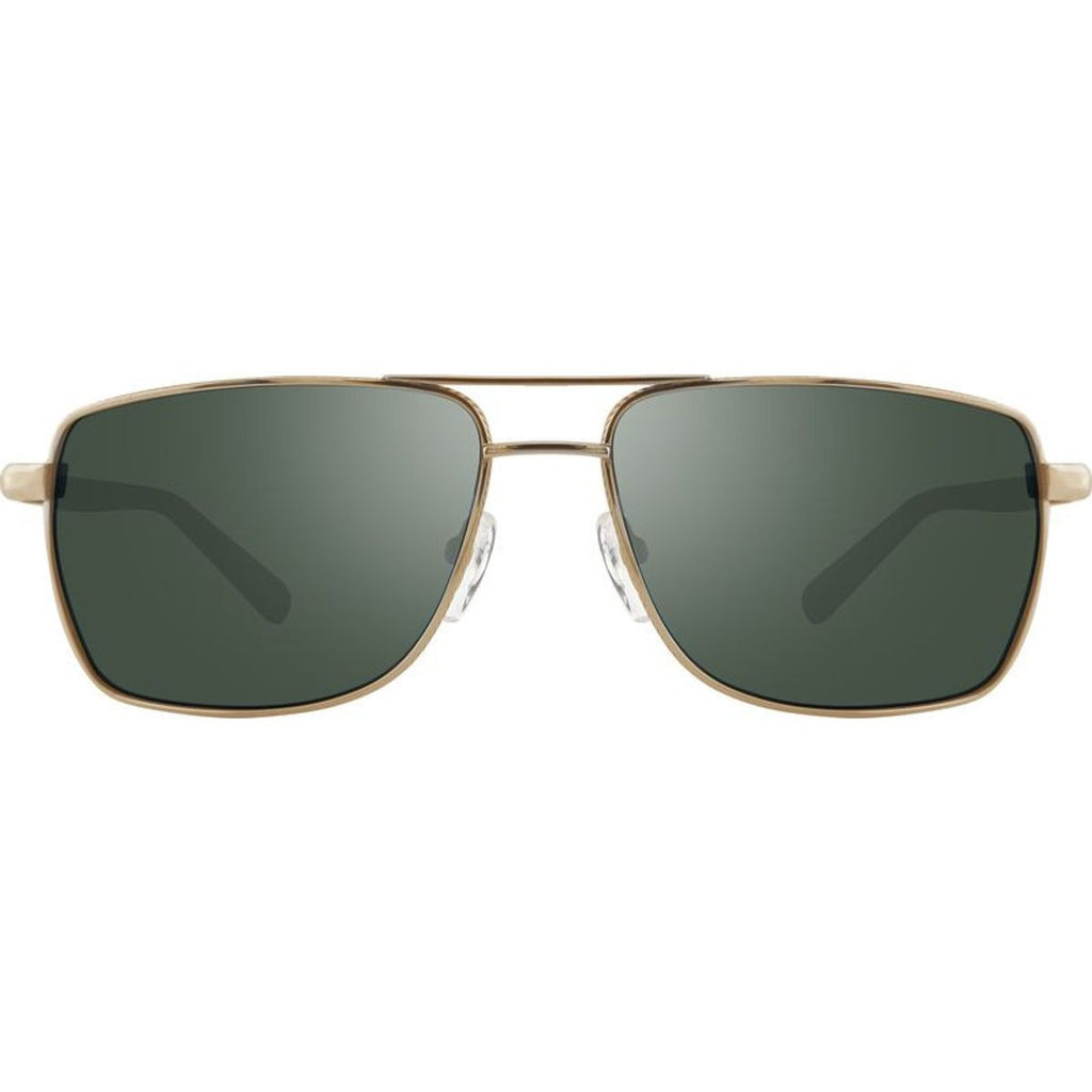 Ray, Gold/Smokey Green Polarised Glass Lenses