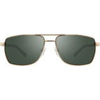 Ray, Gold/Smokey Green Polarised Glass Lenses