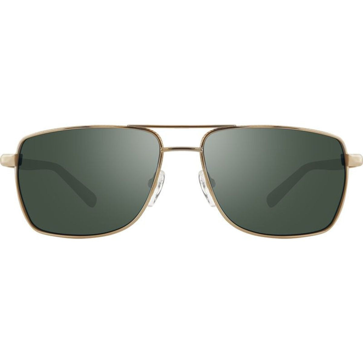 Ray, Gold/Smokey Green Polarised Glass Lenses
