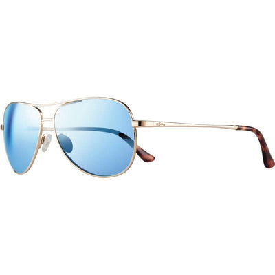 Relay Petite, Gold/Blue Water Mirror Polarised Lenses