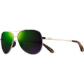 Relay Petite II, Gold/Evergreen Mirror Polarised Lenses