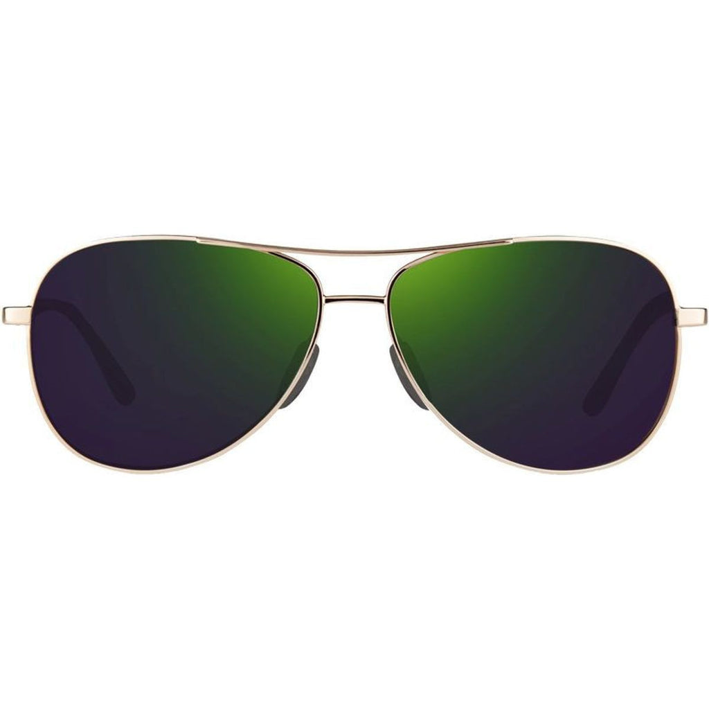 Relay Petite II, Gold/Evergreen Mirror Polarised Lenses
