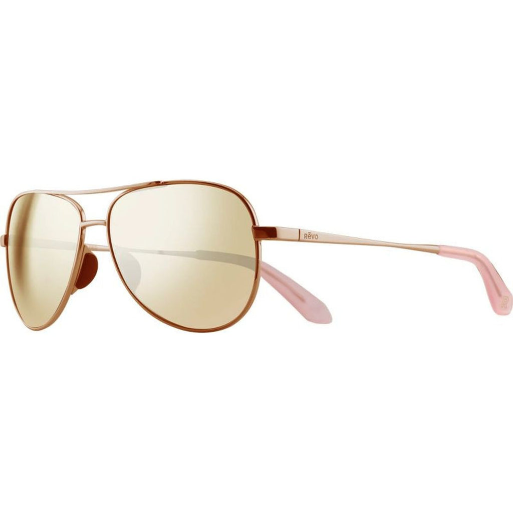 Relay Petite II, Rose Gold/Champagne Gold Mirror Polarised Lenses