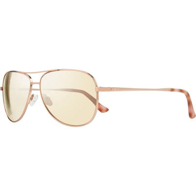 Relay Petite, Rose Gold/Champagne Gold Mirror Polarised Lenses