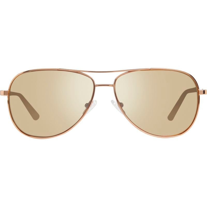 Relay Petite, Rose Gold/Champagne Gold Mirror Polarised Lenses