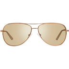 Relay Petite, Rose Gold/Champagne Gold Mirror Polarised Lenses