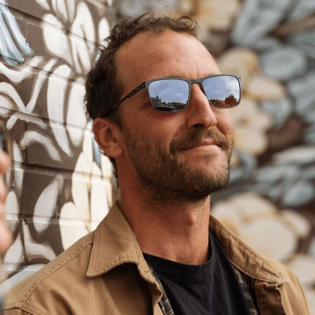 Roman, Matte Black/Drivers Silver Flash Mirror Polarised Lenses