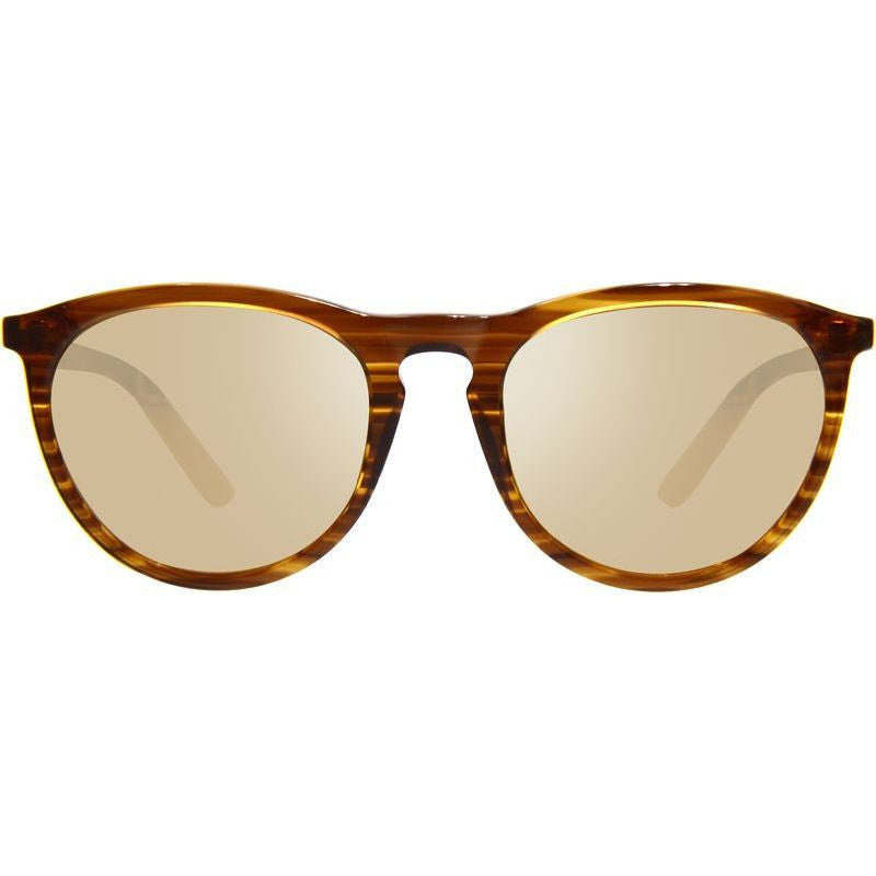 Sage, Amber Horn/Champagne Gold Mirror Polarised Lenses