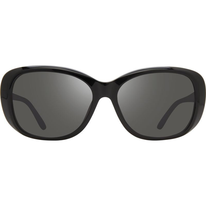 Sammy, Black/Graphite Silver Flash Mirror Polarised Lenses